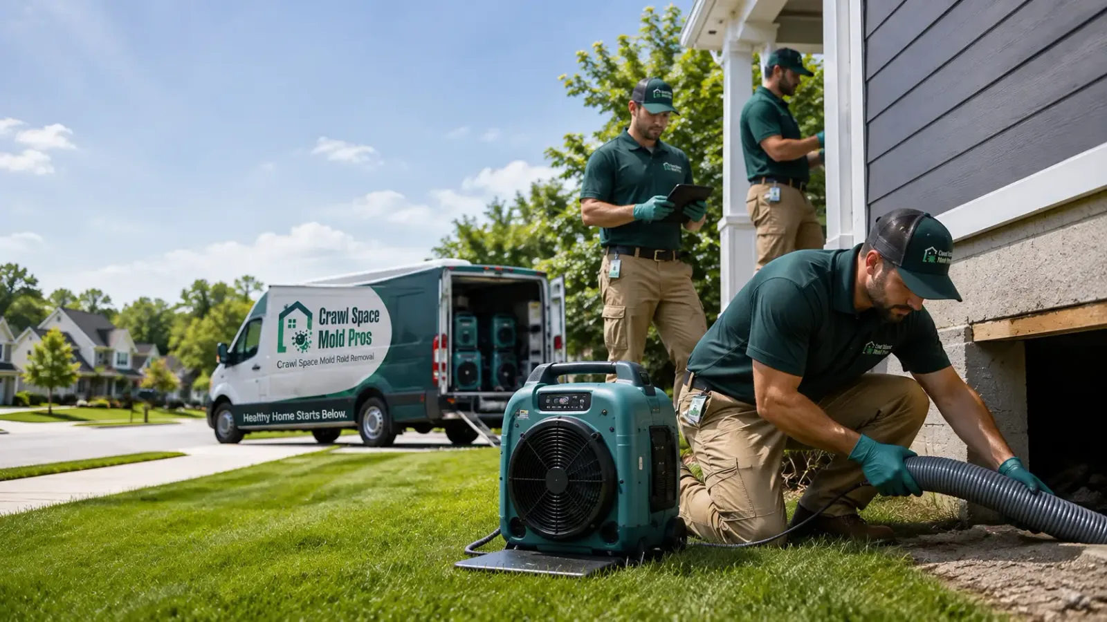 Crawl Space Mold Removal in Caney, KS